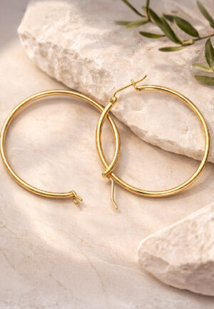 Aretes tipo aro grande